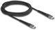 Kabel USB Delock 81125 kabel USB USB 2.0 2 m USB C Czarny