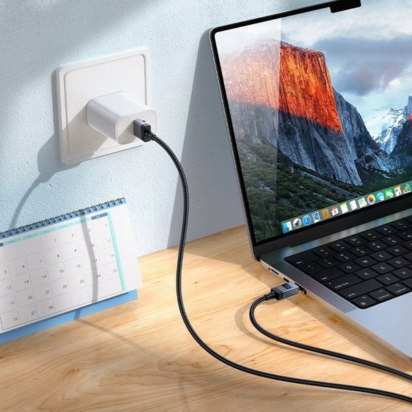 Καλώδιο USB A σε USB C Hoco 5A με Οθόνη 1 μέτρο X118 Μαύρο