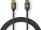 Nedis Καλώδιο HDMI σε HDMI 2m Γκρι (CVTB34000GY20)