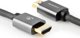 Nedis Καλώδιο HDMI σε HDMI 2m Γκρι (CVTB34000GY20)