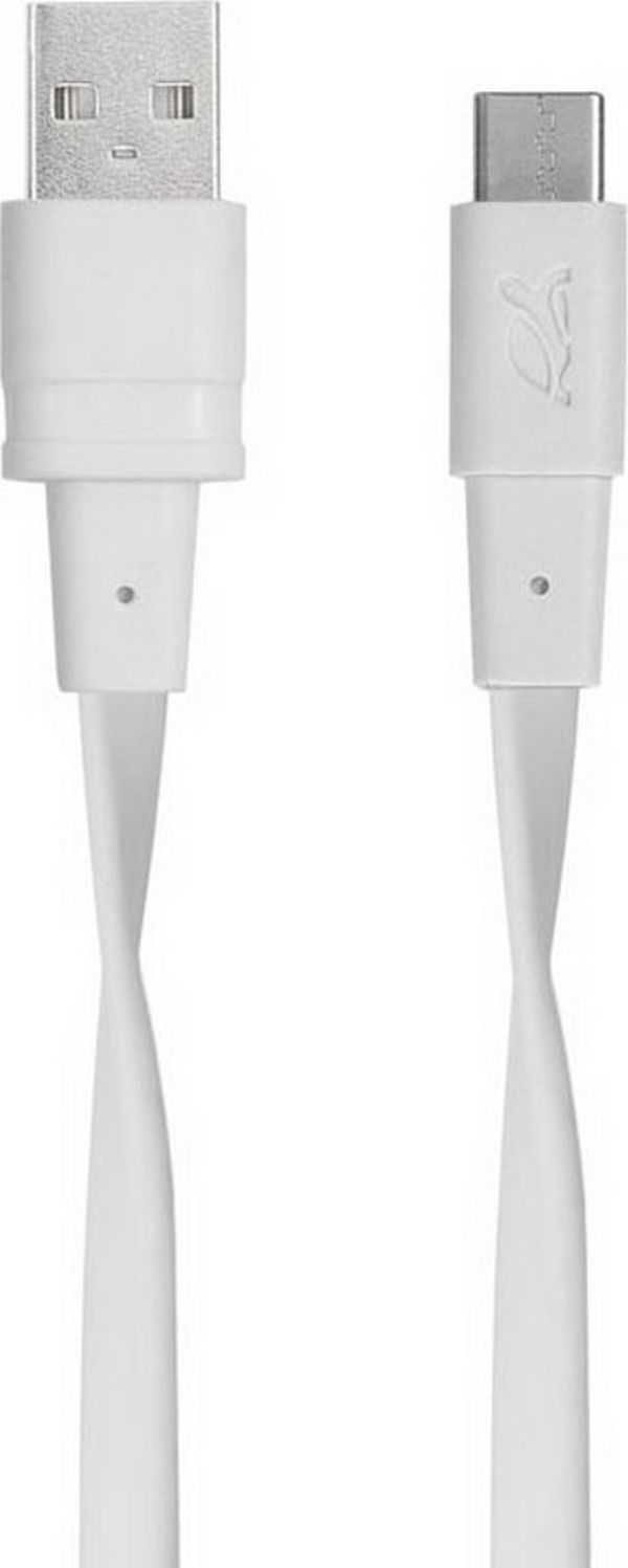 Καλώδιο USB RivaCase USB-A - USB-C 2.1 m Λευκό (PS 6002 WT21)