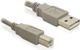Καλώδιο USB Delock USB-A - USB-B 3 m Λευκό