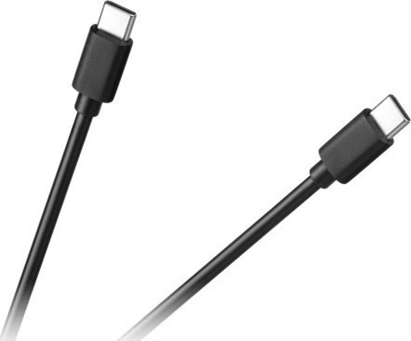 Καλώδιο USB CABLETECH USB-C - USB-C 1 m Μαύρο (KPO3947)