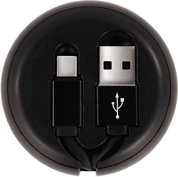 Kabel USB Richmond & Finch USB-C - microUSB 0.9 m Czarny (KAT03457)