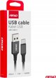 Καλώδιο USB AMiO USB-A - USB-C 2 m Μαύρο