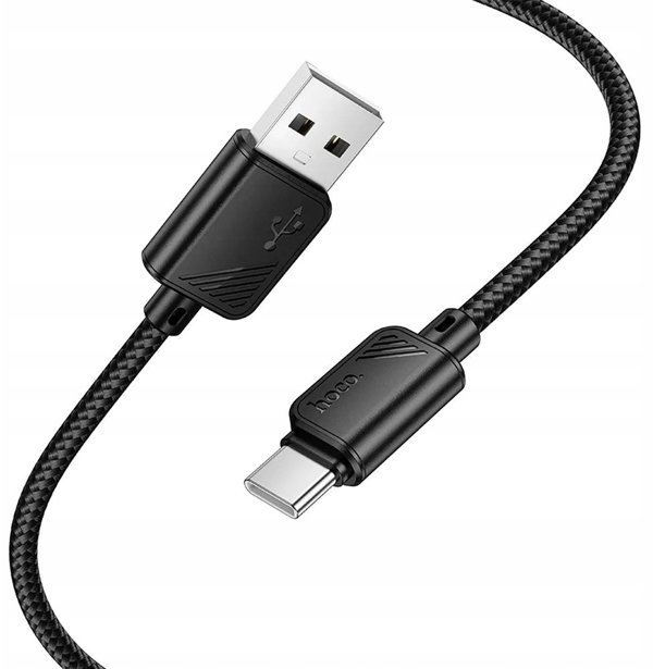 Kabel USB A do USB C Hoco 3A 1 m X113 czarny