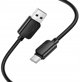 Kabel USB A do USB C Hoco 3A 1 m X113 czarny