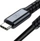 3MK Hyper Cable N-SERIES USB-C Thunderbolt 4 2m, 40Gb/s, 240W, 8K60Hz, Μαύρο