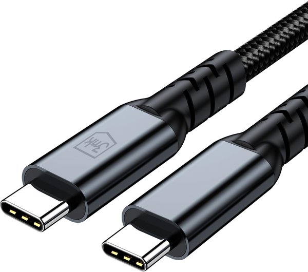 3MK Hyper Cable N-SERIES USB-C Thunderbolt 4 2m, 40Gb/s, 240W, 8K60Hz, Μαύρο