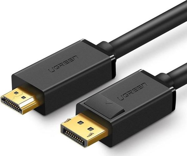 Ugreen Καλώδιο DisplayPort σε HDMI 4K 30Hz 1.5m Μαύρο DP101