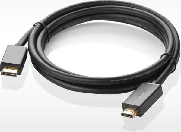 Ugreen Καλώδιο DisplayPort σε HDMI 4K 30Hz 1.5m Μαύρο DP101