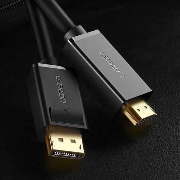 Ugreen Καλώδιο DisplayPort σε HDMI 4K 30Hz 1.5m Μαύρο DP101