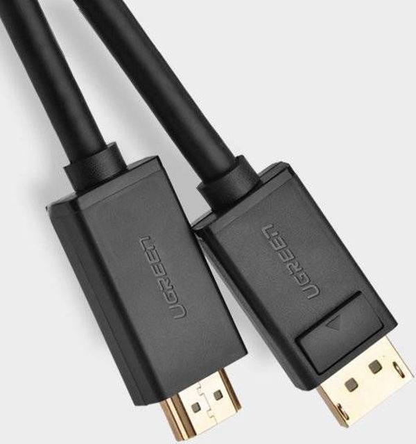 Ugreen Καλώδιο DisplayPort σε HDMI 4K 30Hz 1.5m Μαύρο DP101