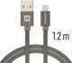 Kabel USB Swissten USB-A - Lightning 1.2 m Szary (71523202)