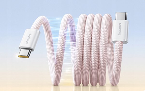 Καλώδιο Baseus Dynamic 4 Pro 100W USB-C - USB-C 1m Ροζ