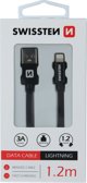 Kabel USB Swissten USB-A - Lightning 1.2 m Zielony (71523207)