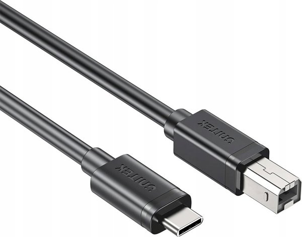 Καλώδιο Unitek USB-C σε USB-B 2.0 για Εκτυπωτή, Μαύρο, 3m