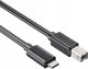 Καλώδιο Unitek USB-C σε USB-B 2.0 για Εκτυπωτή, Μαύρο, 3m