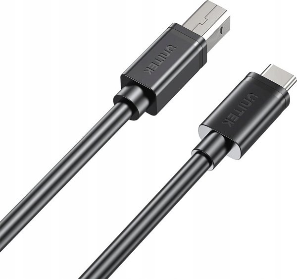 Καλώδιο Unitek USB-C σε USB-B 2.0 για Εκτυπωτή, Μαύρο, 3m
