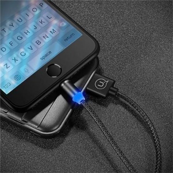 Kabel USB Usams USB-A - Lightning 1 m Czarny (63737-uniw)