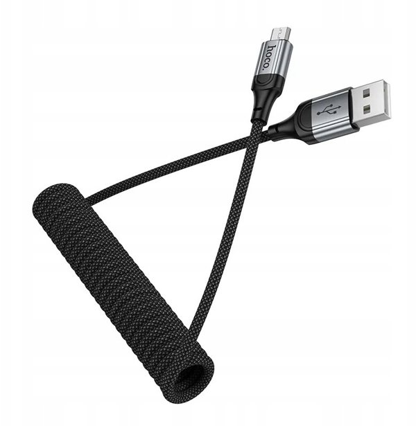 Kabel USB A do Micro USB Hoco 2,4A 1,5 m X121 czarny