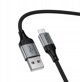 Kabel USB A do Micro USB Hoco 2,4A 1,5 m X121 czarny