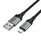 Kabel USB A do Micro USB Hoco 2,4A 1,5 m X121 czarny