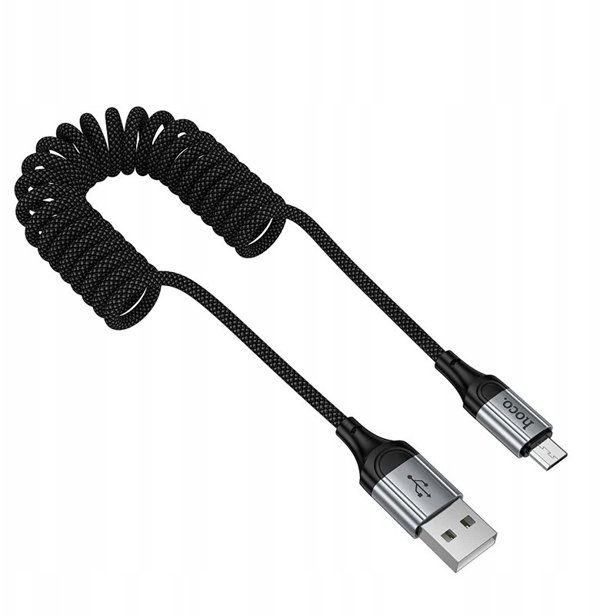 Kabel USB A do Micro USB Hoco 2,4A 1,5 m X121 czarny
