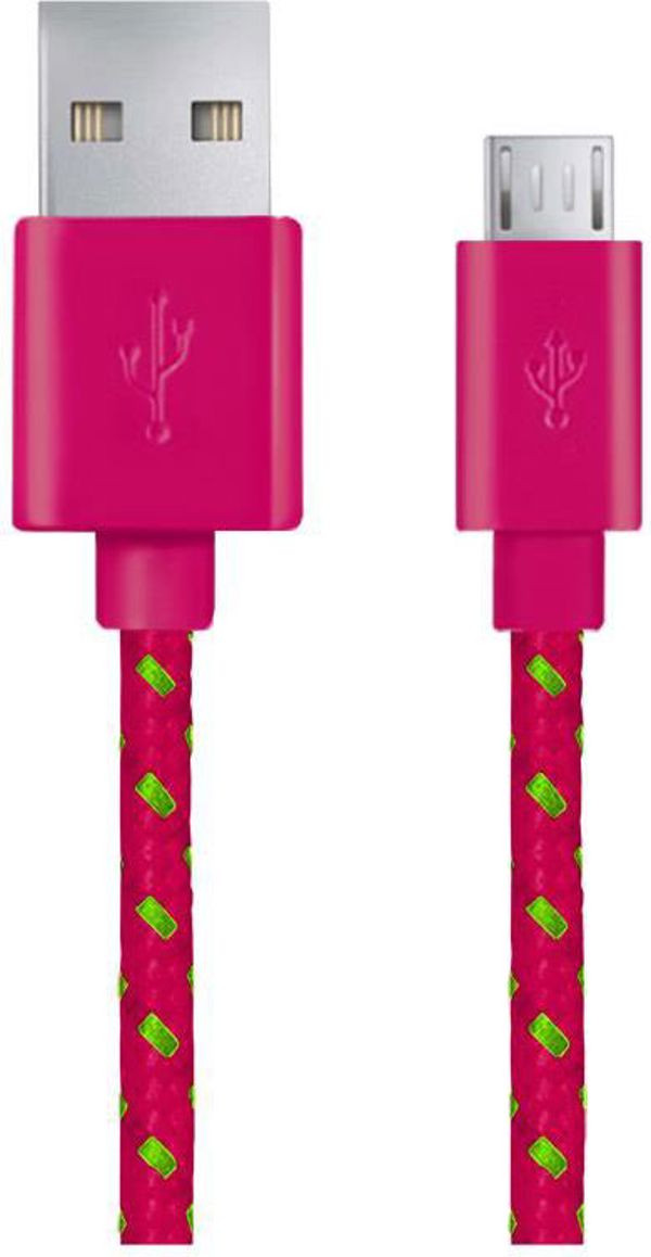 Kabel USB Esperanza USB-A 1 μ Ροζ