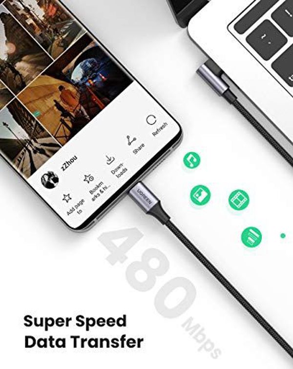 Kabel USB Ugreen USB-C - USB-C 2 m Czarny (70643)