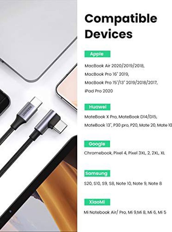Kabel USB Ugreen USB-C - USB-C 2 m Czarny (70643)