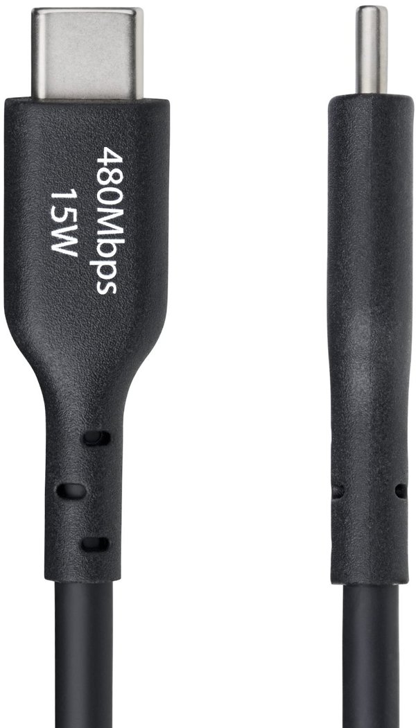 Kabel USB StarTech USB-A - USB-C 3 m Czarny (USB2AC3MNC)
