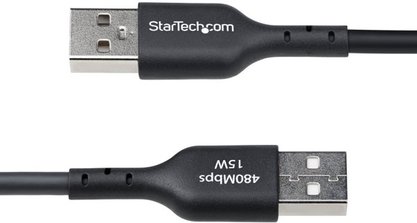 Kabel USB StarTech USB-A - USB-C 3 m Czarny (USB2AC3MNC)