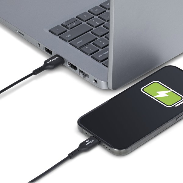 Kabel USB StarTech USB-A - USB-C 3 m Czarny (USB2AC3MNC)