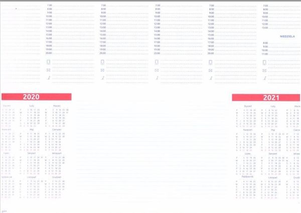 Ημερολόγιο 2020 Biuwar B3 με λίστα (52 φύλλα)