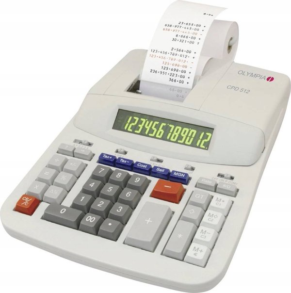 Olympia Αριθμομηχανή με Εκτυπωτή CPD 512