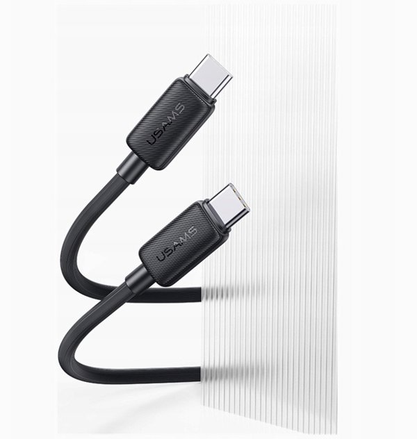 Καλώδιο USAMS KY Series US-SJ691 60W USB-C σε USB-C 1m λευκό
