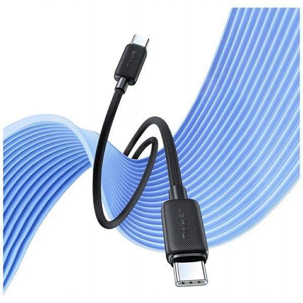 Καλώδιο USAMS KY Series US-SJ691 60W USB-C σε USB-C 1m λευκό