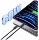 Καλώδιο USAMS KY Series US-SJ691 60W USB-C σε USB-C 1m λευκό