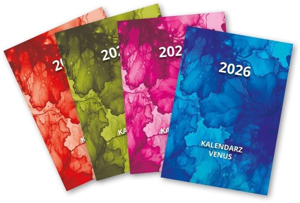 Kalendarz 2026 kieszonkowy Venus MIX