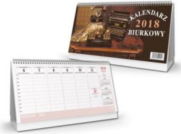 Kalendarz 2018 biurkowy poziomy (SB1)