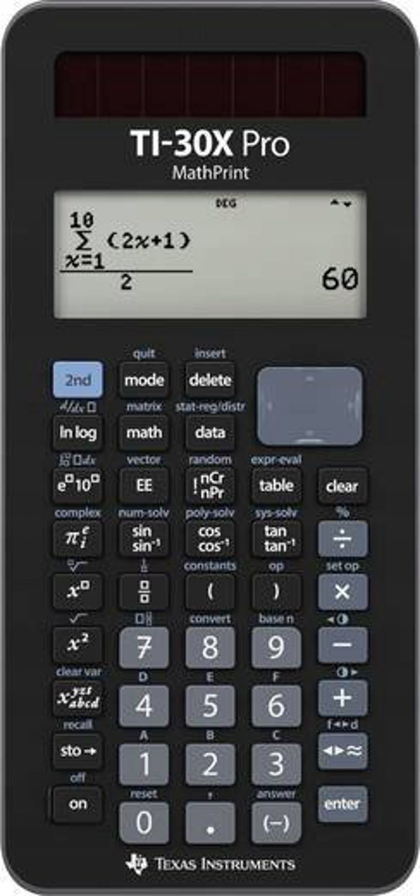 Texas Instruments TI-30X Pro MathPrint Αριθμομηχανή Επιστημονική