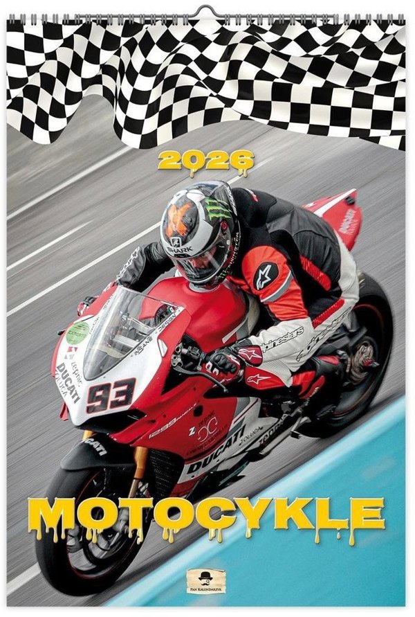 Kalendarz 2026 scienny motocykle EDUKAMP