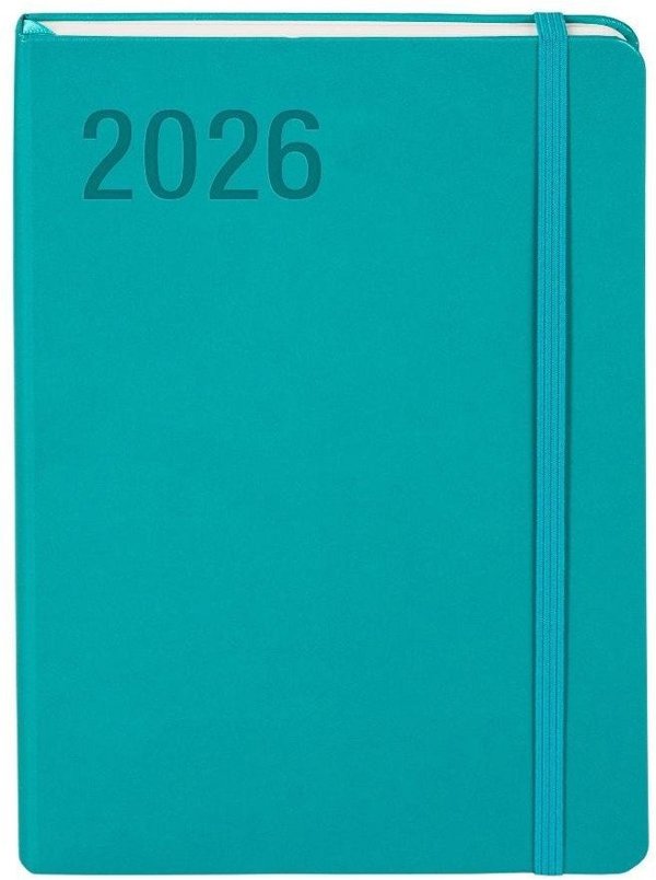 Kalendarz 2026 A5 Minimalizm turkus TNS