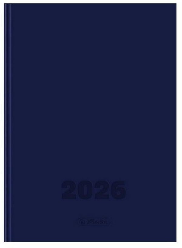Kalendarz 2026 A4 dzienny Szefa DTP granat HERLITZ EDUKAMP