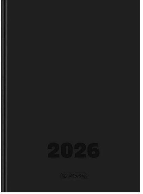 Kalendarz 2026 A4 dzienny Szefa DTP czarny HERLITZ EDUKAMP
