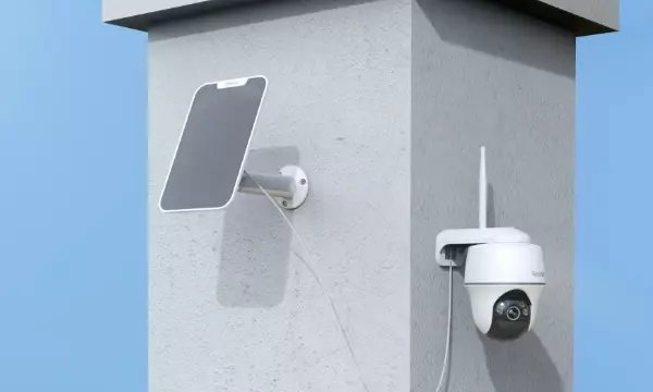 Kάμερα IP Reolink B430 με ηλιακή ενέργεια, θόλος ασφαλείας εσωτερικού και εξωτερικού χώρου, τοποθέτηση σε τοίχο