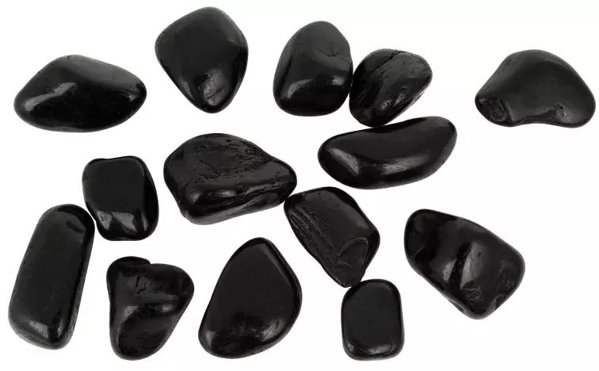 Kamienie polerowane Black Pebble IV 20-30mm do akwarium terrarium 10 kg/OPAK