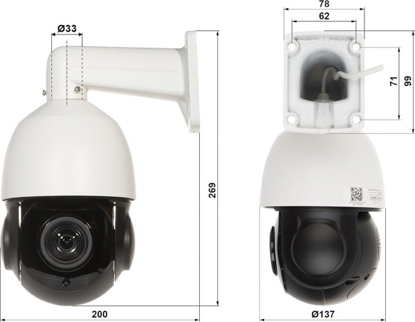 Omega Κάμερα IP OMEGA-23P18-6P-AI Outdoor 1080p, Αδιάβροχη με AI Ανίχνευση Κίνησης