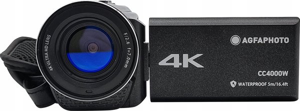 Ψηφιακή κάμερα AgfaPhoto Ψηφιακή Κάμερα Agfaphoto Cc4000w Βίντεο 4k 56mp 3"" 18x Ζουμ Αδιάβροχη 5m / Cc4000w